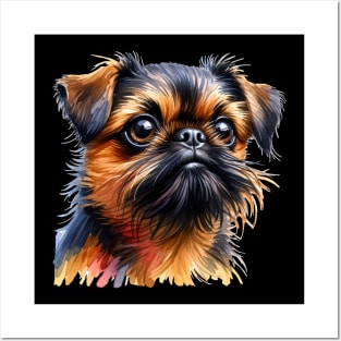 Brussels Griffon Watercolor - Beautiful Dog Posters and Art